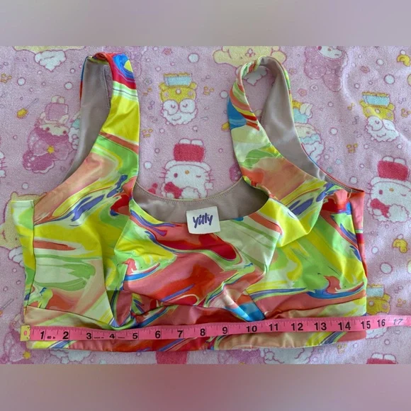 Yitty Fabletics “Cuz I Love You” Shaping Midi Bralette - Picture 2 of 6